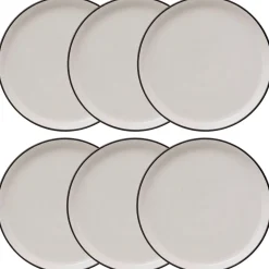 Lot de 6 assiettes à dessert 