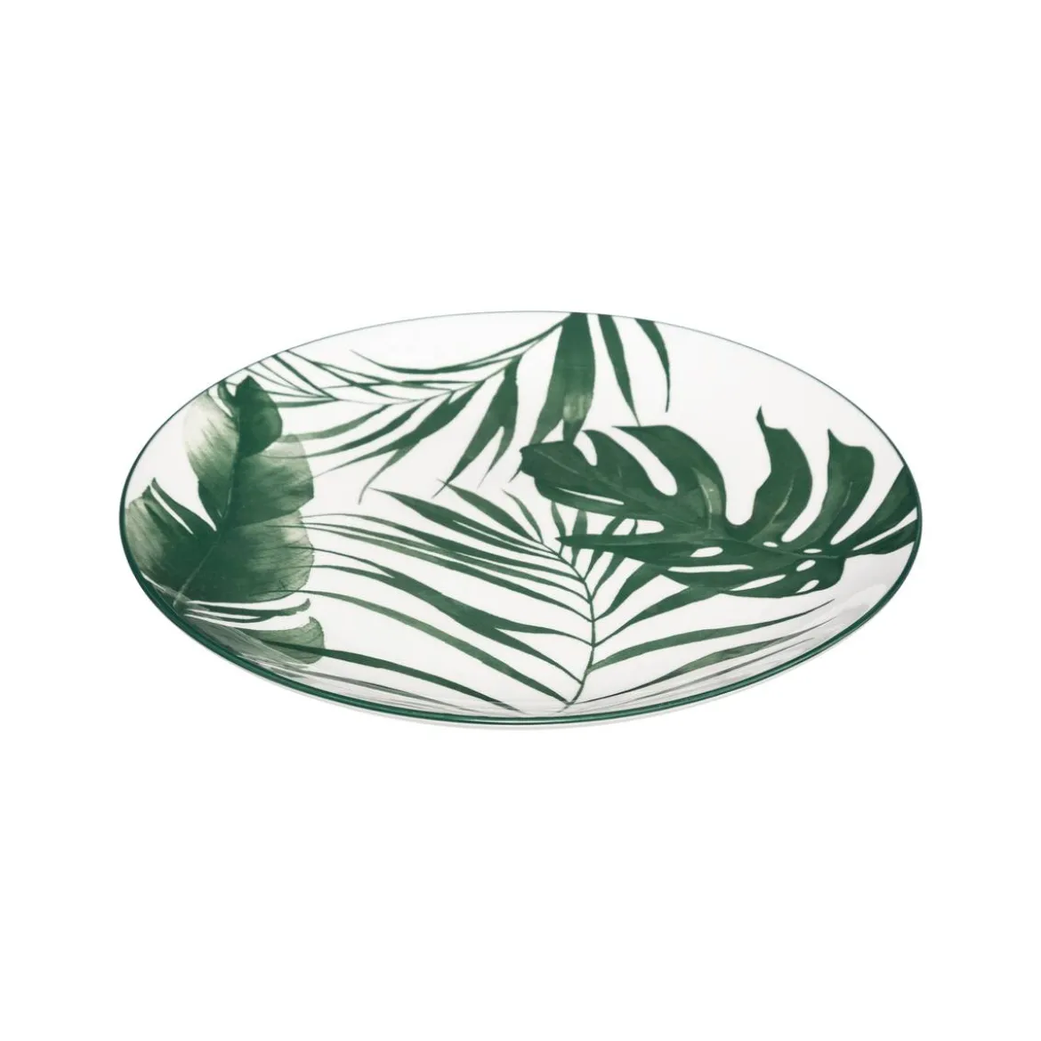 Lot de 6 assiettes à dessert "Palme"