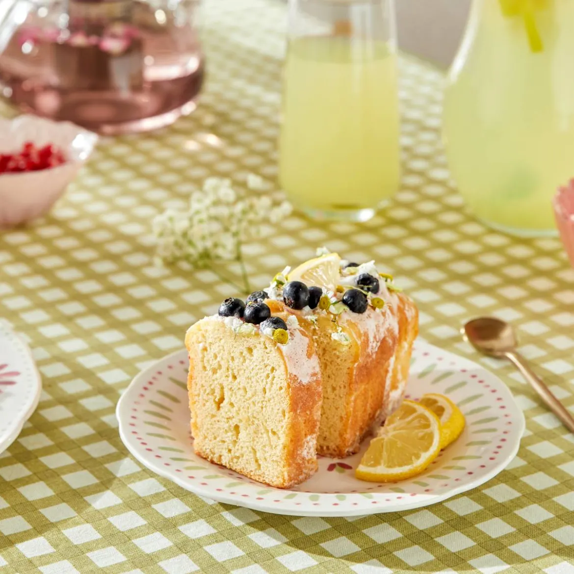 Lot de 6 assiettes à dessert "Fleur De Rose"