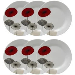 Lot de 6 assiettes à dessert 