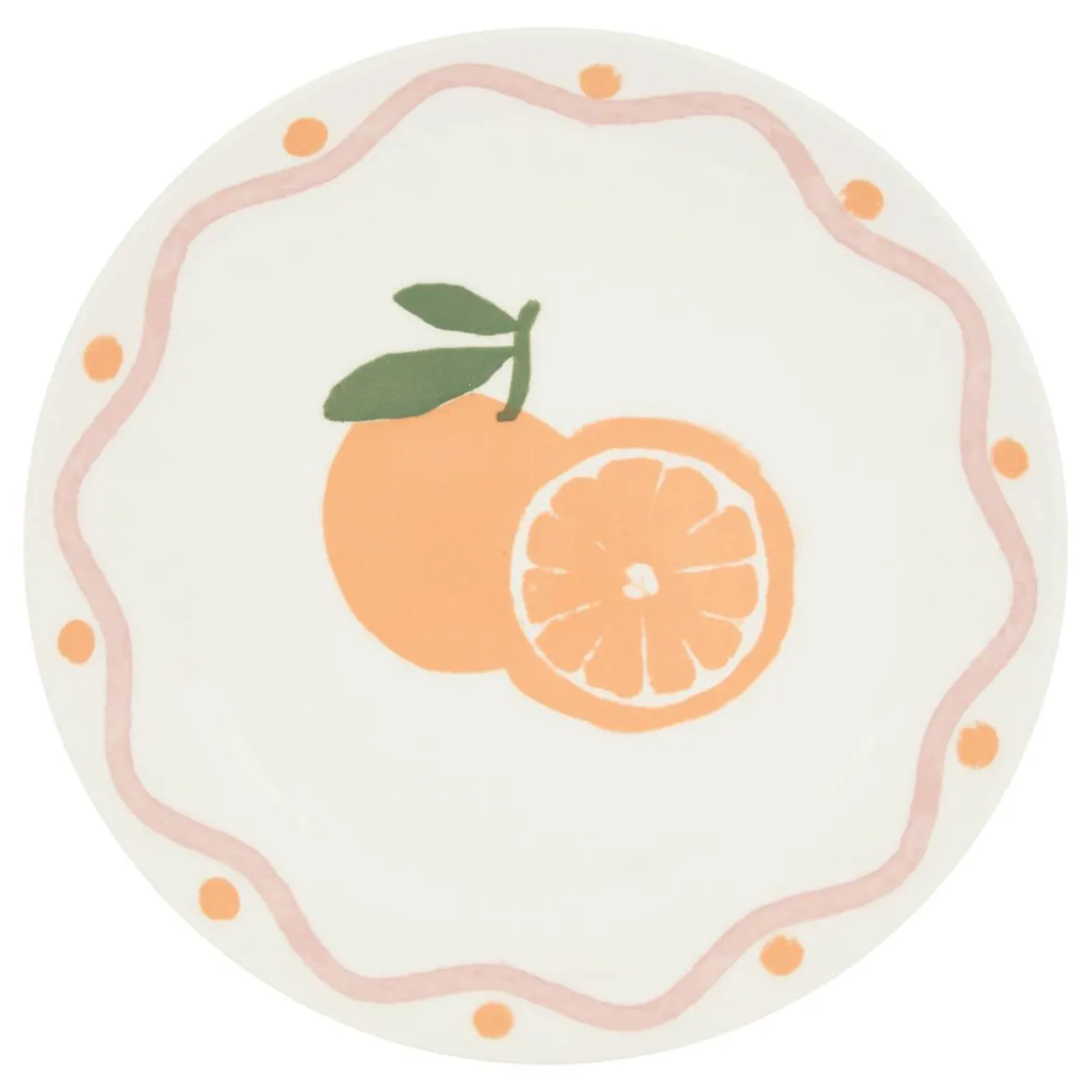 Lot de 6 assiettes à dessert "Fruity"
