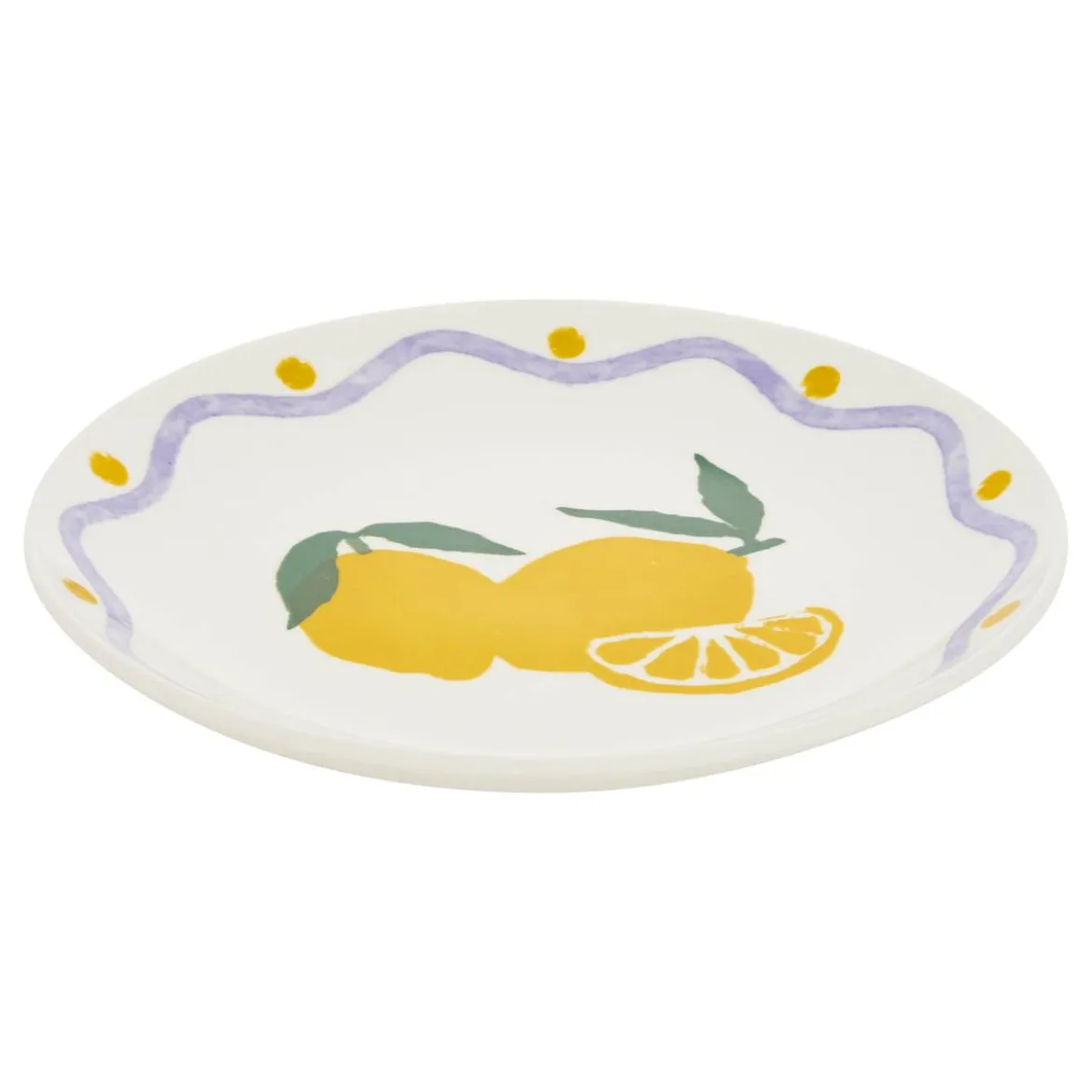 Lot de 6 assiettes à dessert "Fruity"