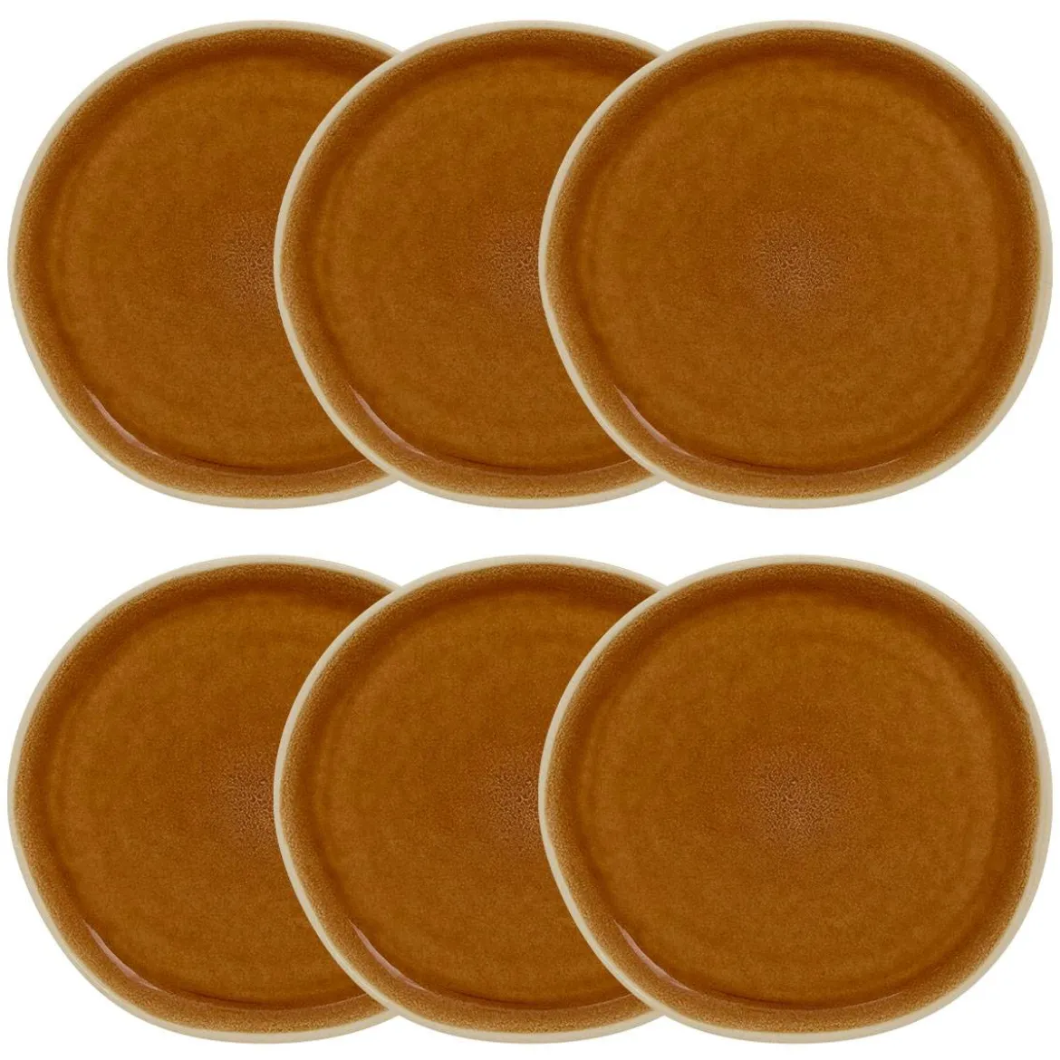 Lot de 6 assiettes à dessert "Wonja"