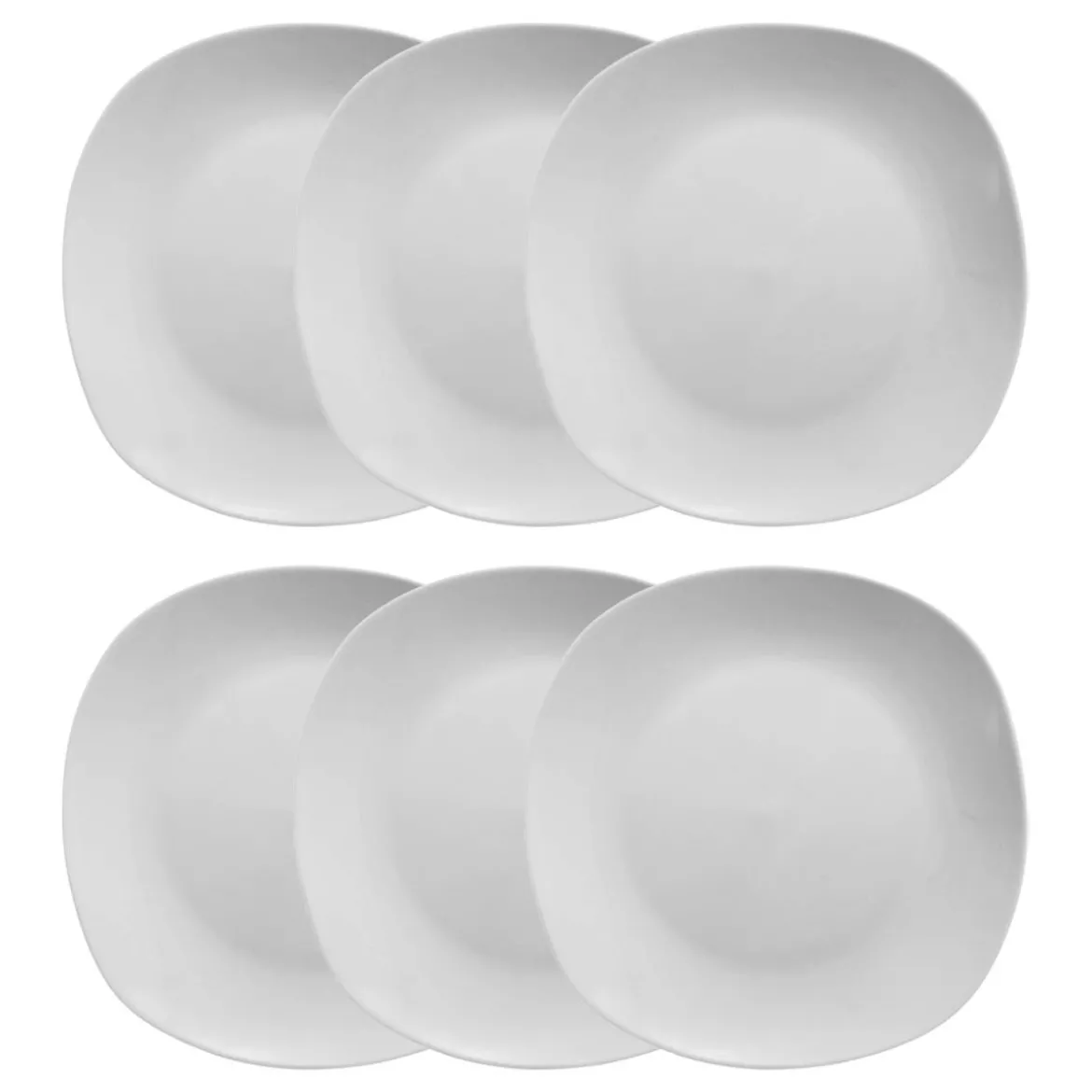 Lot de 6 assiettes à dessert "Plaza"