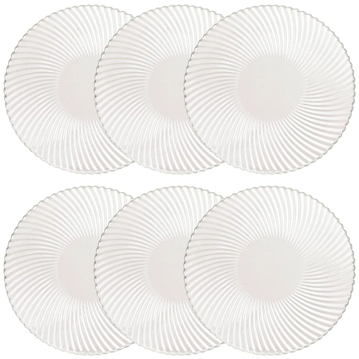 Lot de 6 assiettes à dessert "Odyssee"