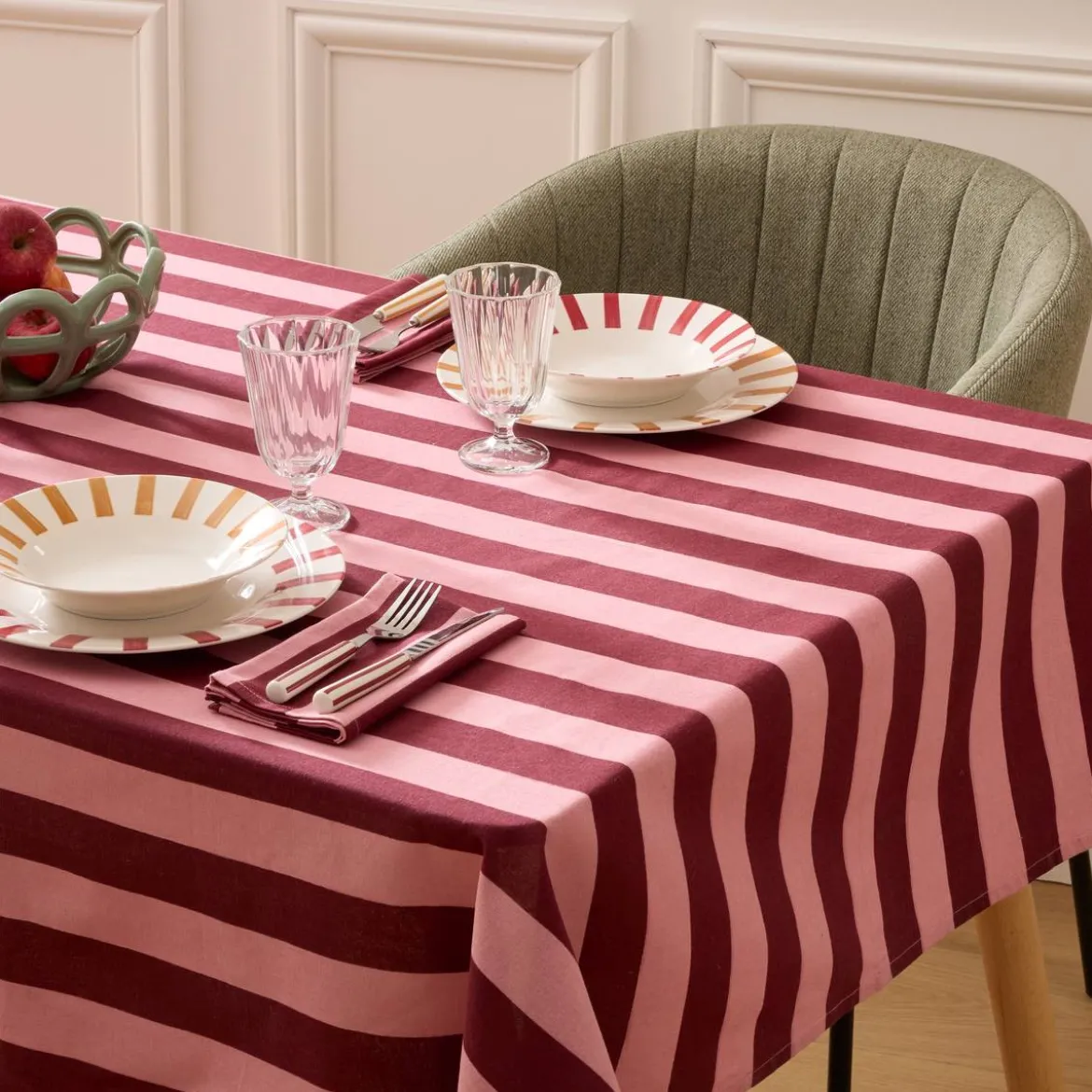 Lot de 6 assiettes à dessert "Cheri"