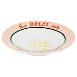 Lot de 6 assiettes à pâtes "Della Pasta"