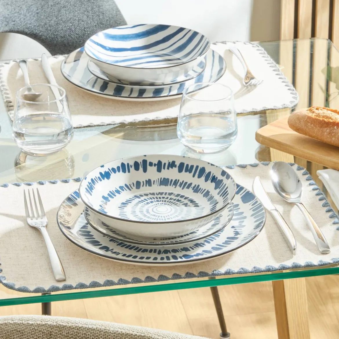 Lot de 6 assiettes creuses "Umami"