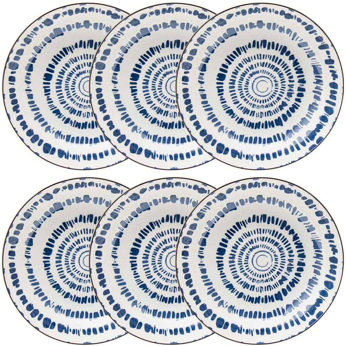 Lot de 6 assiettes creuses "Umami"
