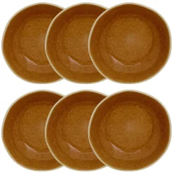 Lot de 6 assiettes creuses "Wonja"