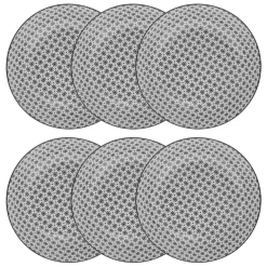 Lot de 6 assiettes creuses "Bohemia"