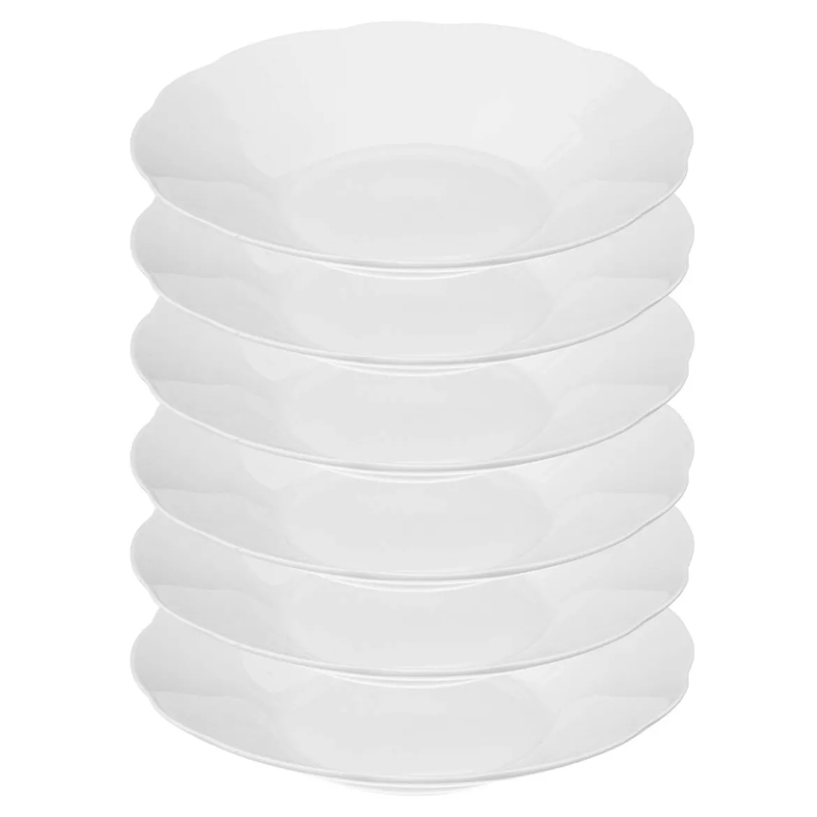 Lot de 6 assiettes creuses "Alma"