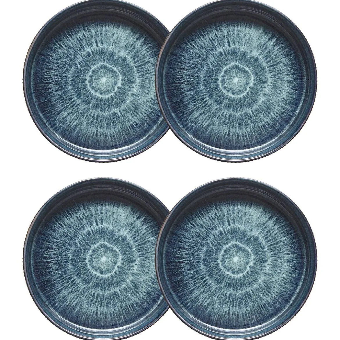 Lot de 4 assiettes creuses "Eva"