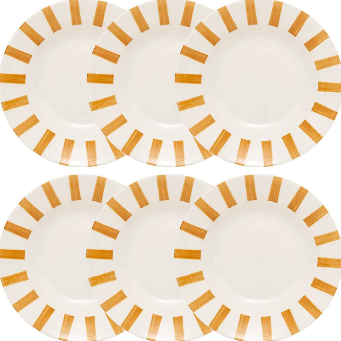 Lot de 6 assiettes creuses "Cheri"