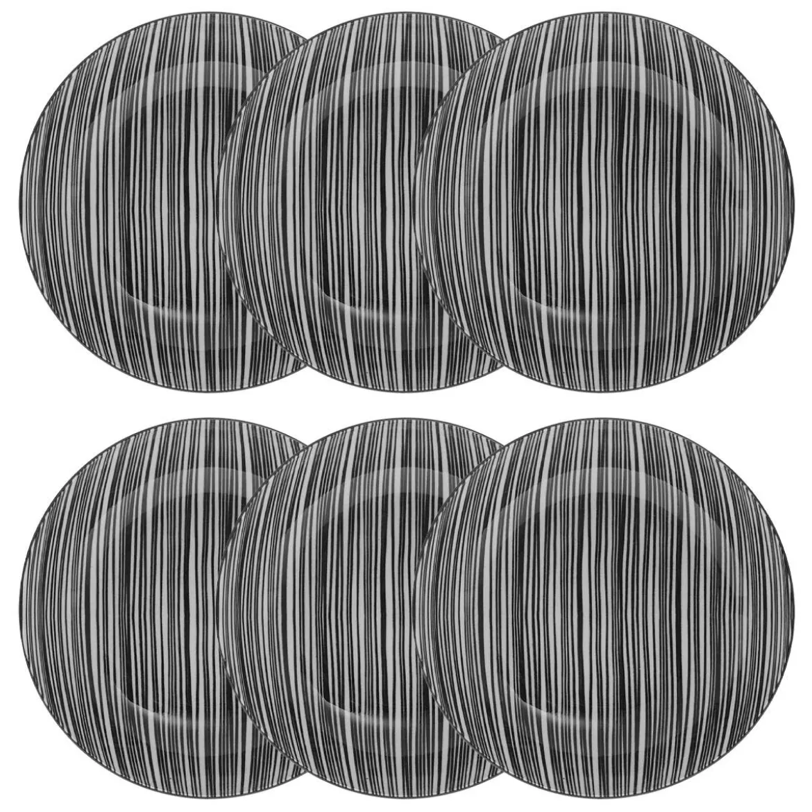 Lot de 6 assiettes creuses "Bohemia"