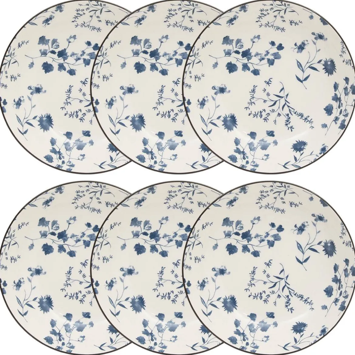 Lot de 6 assiettes creuses "Umami"