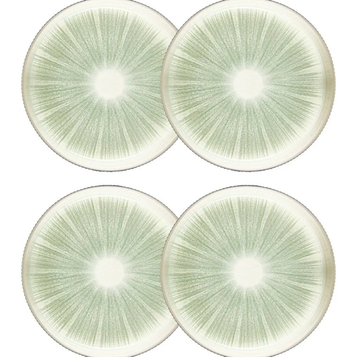 Lot de 4 assiettes creuses "Eva"