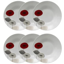 Lot de 6 assiettes creuses "Osara"