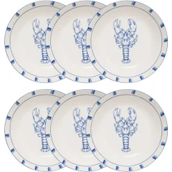 Lot de 6 assiettes creuses