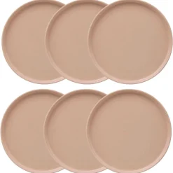 Lot de 6 assiettes plates