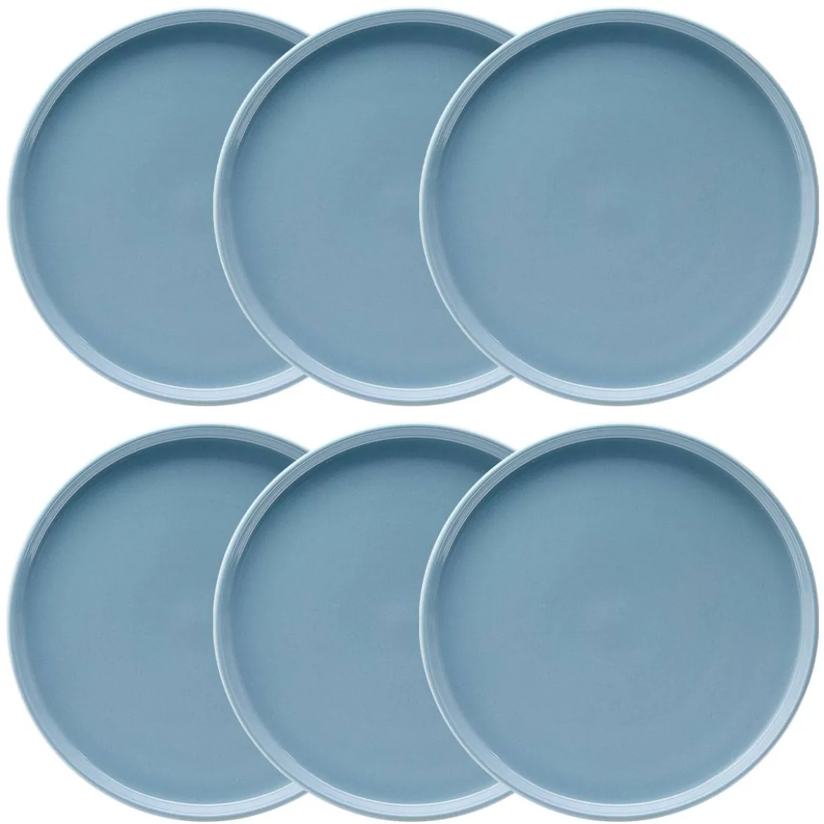 Lot de 6 assiettes plates "Marie"