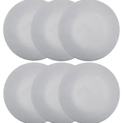 Lot de 6 assiettes plates "Jeanne"