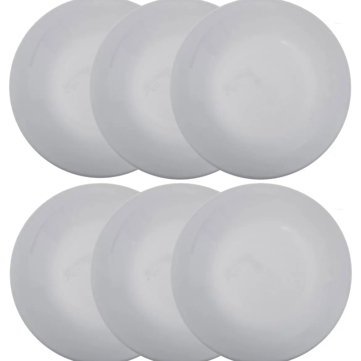 Lot de 6 assiettes plates "Jeanne"