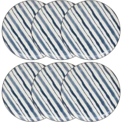 Lot de 6 assiettes plates "Umami"