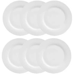 Lot de 6 assiettes plates 