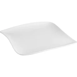 Lot de 6 assiettes plates "Vague"