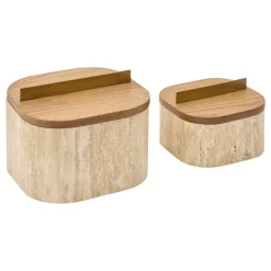 Lot de 2 boîtes déco "Anaya"