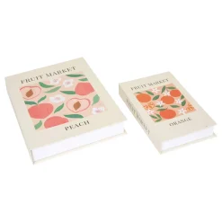 Lot de 2 boîtes déco 