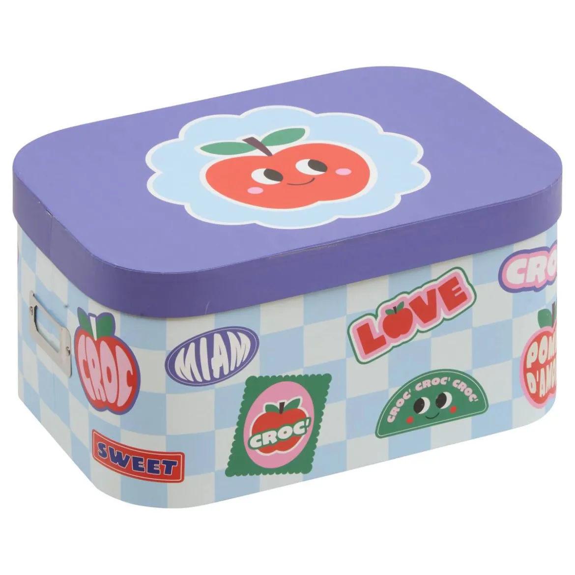 Lot de 3 boîtes de rangement "Pomme d'amour"