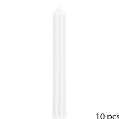 Lot de 10 bougies bâtons