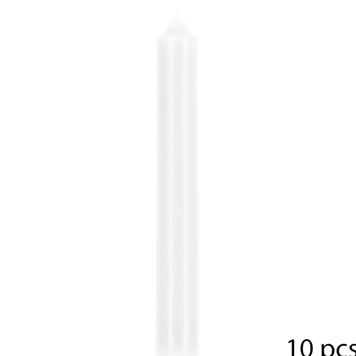 Lot de 10 bougies bâtons