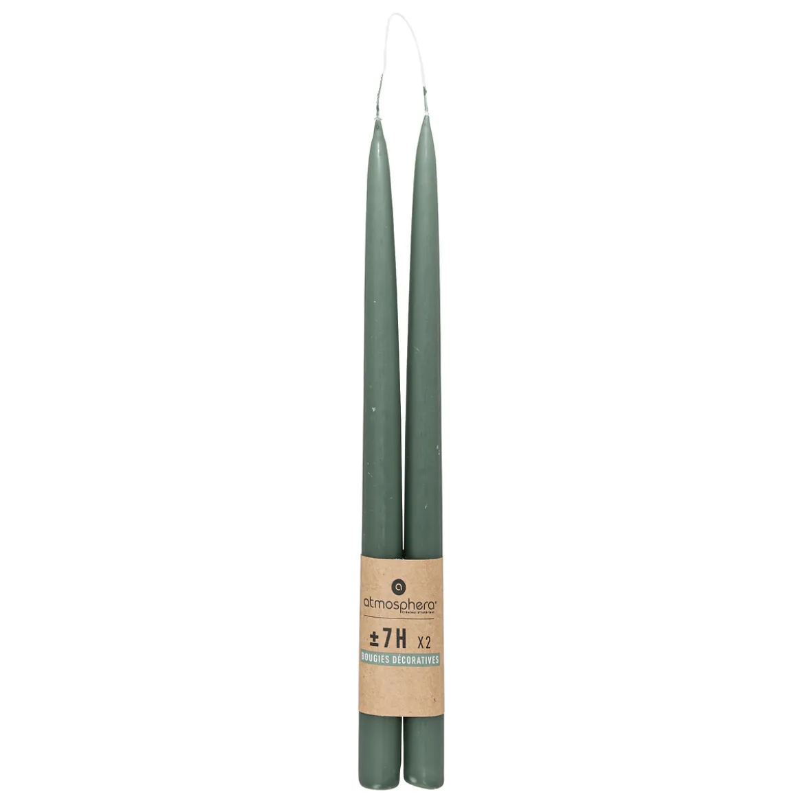 Lot de 2 bougies bâtons "Hugo"