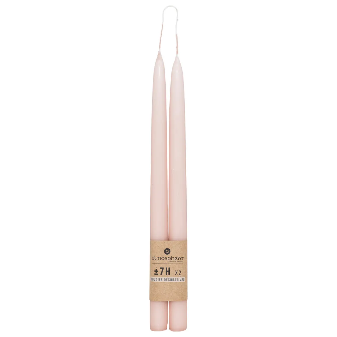 Lot de 2 bougies bâtons "Hugo"