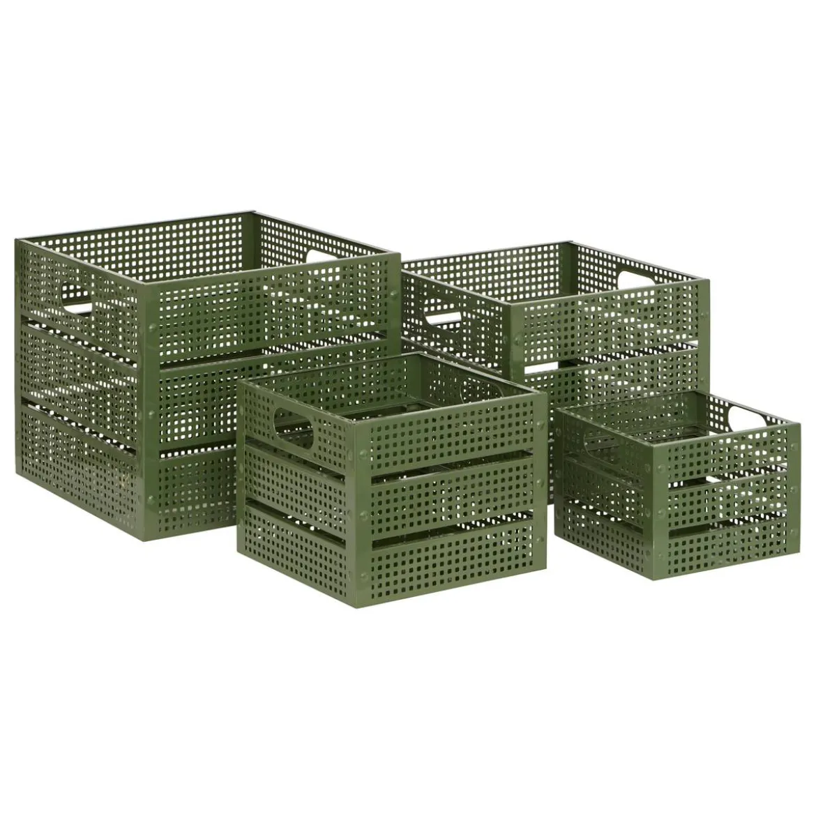 Lot de 4 caisses "Azae"