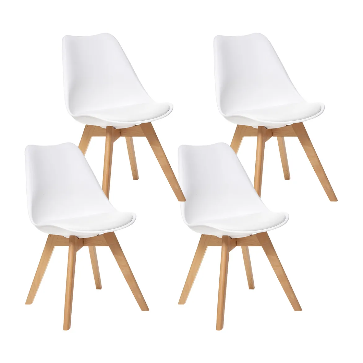 Lot de 4 chaises "Baya"