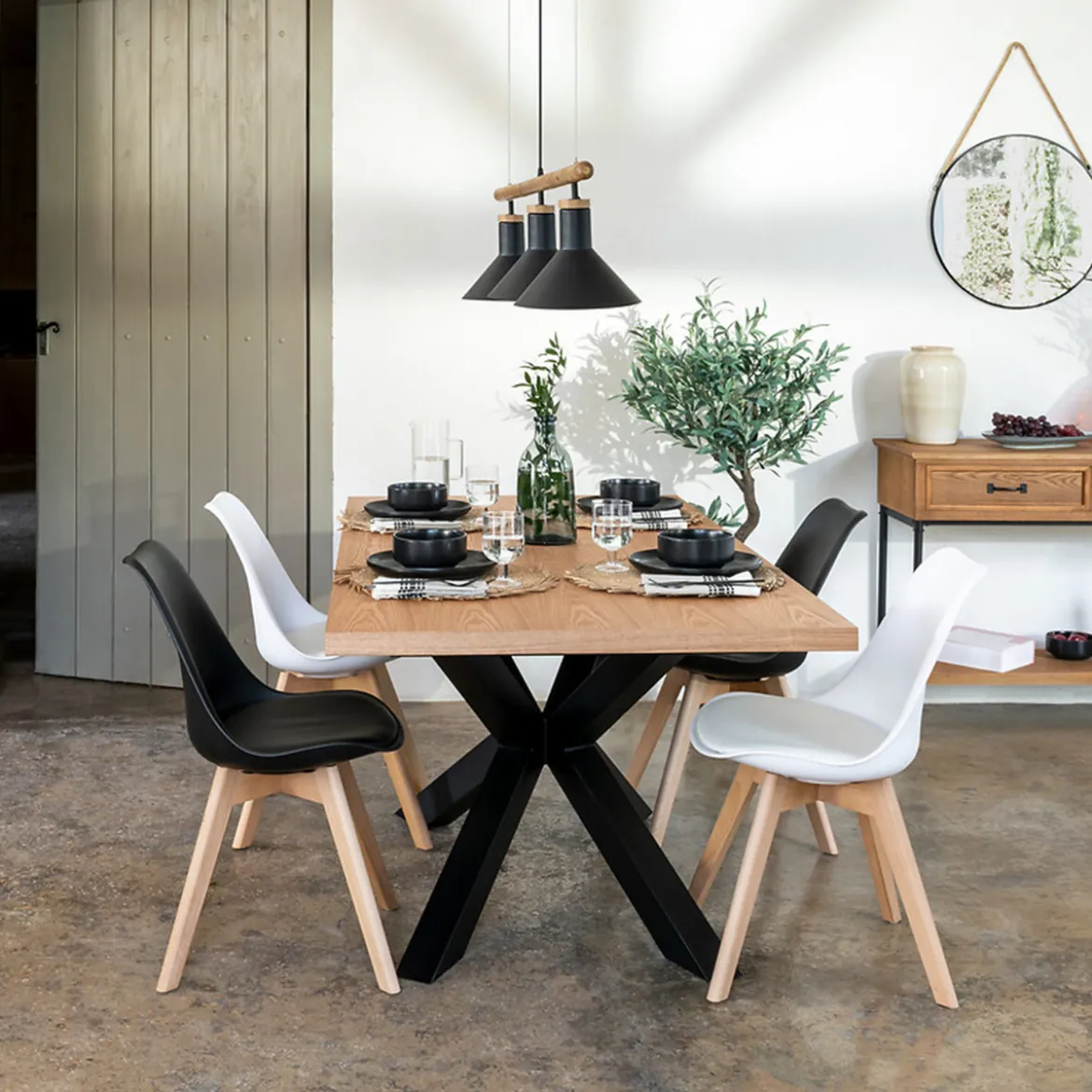Lot de 6 chaises "Baya"