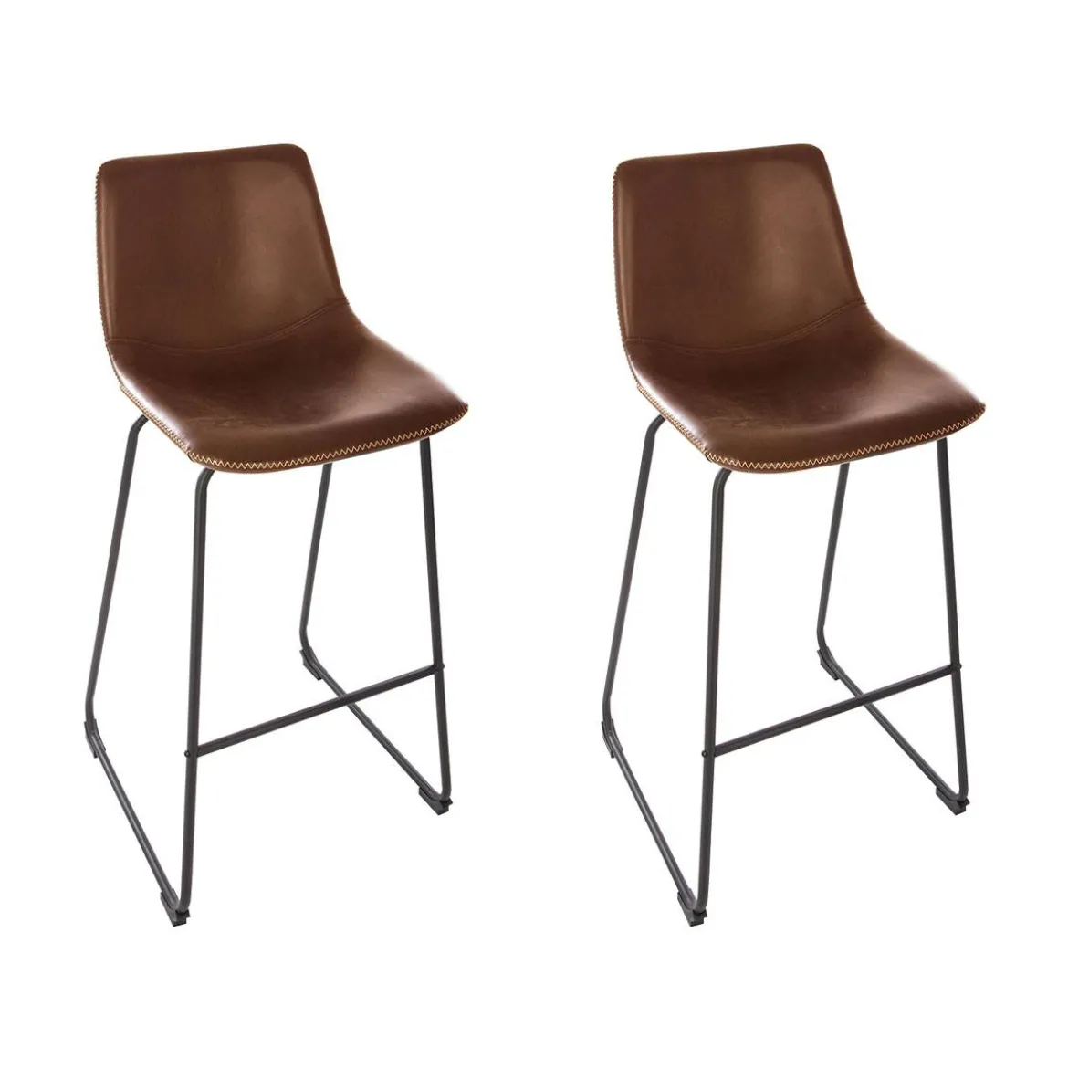 Lot de 2 chaises de bar "Lois"