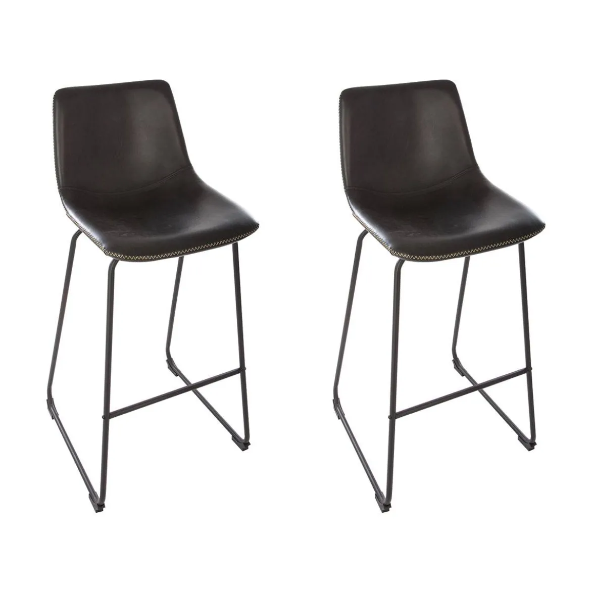Lot de 2 chaises de bar "Lois"