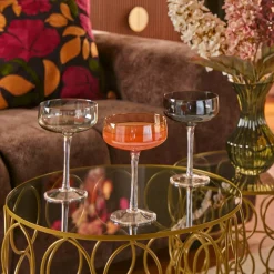 Lot de 6 coupes à champagne  "Lucia"