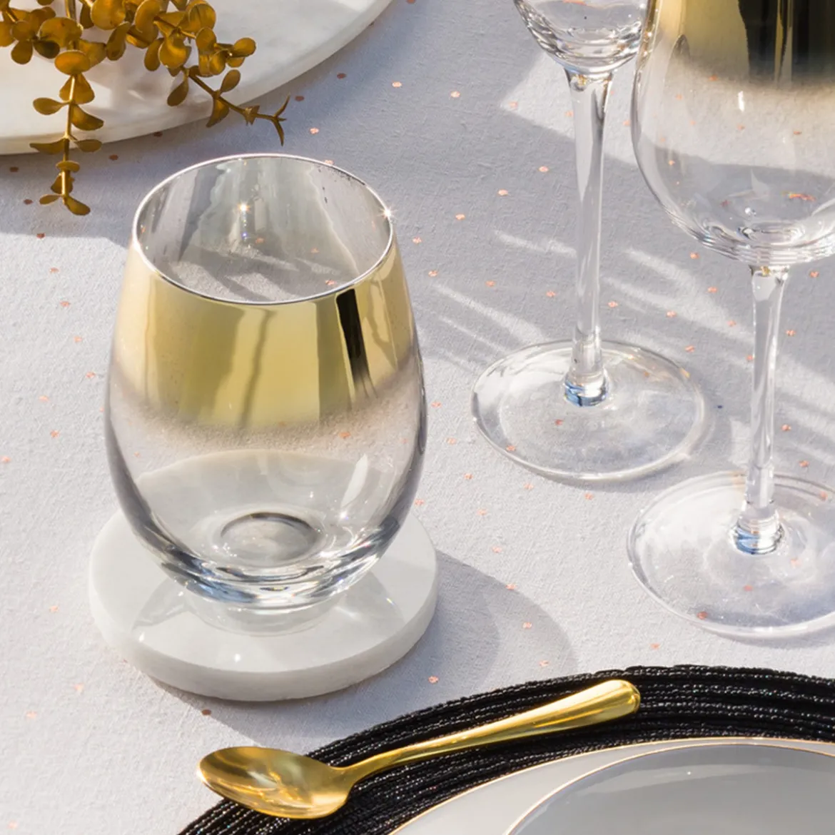 Lot de 4 dessous de verre "Marbre"