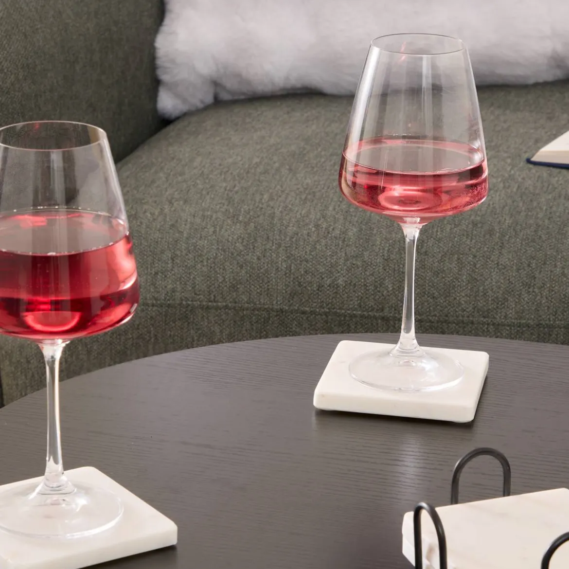 Lot de 4 Dessous de verre "Marbre"