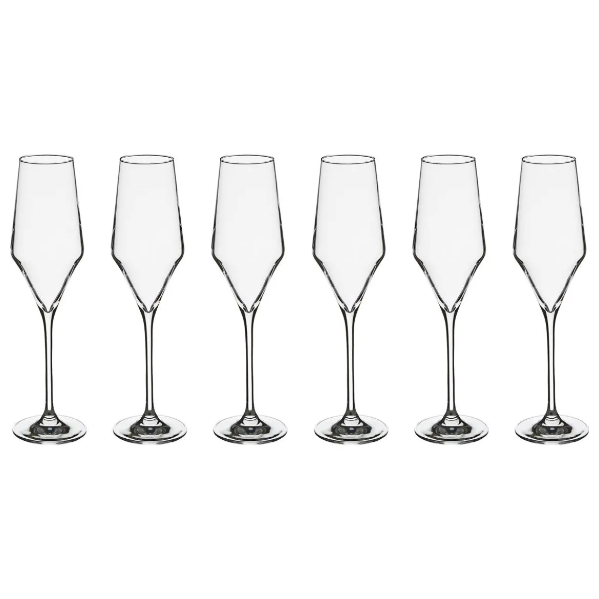 Lot de 6 flûtes "Clarillo"