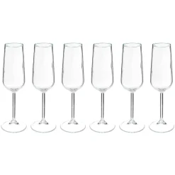 Lot de 6 flûtes
