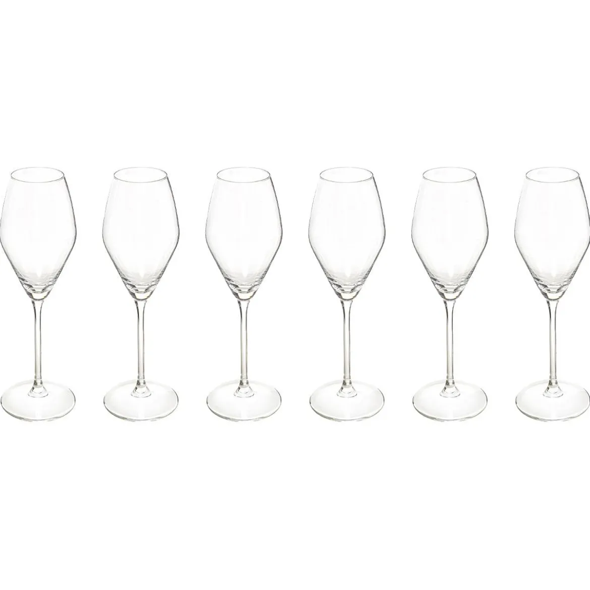Lot de 6 flûtes "Silvia"