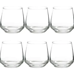 Lot de 6 gobelets bas  "Elaya"