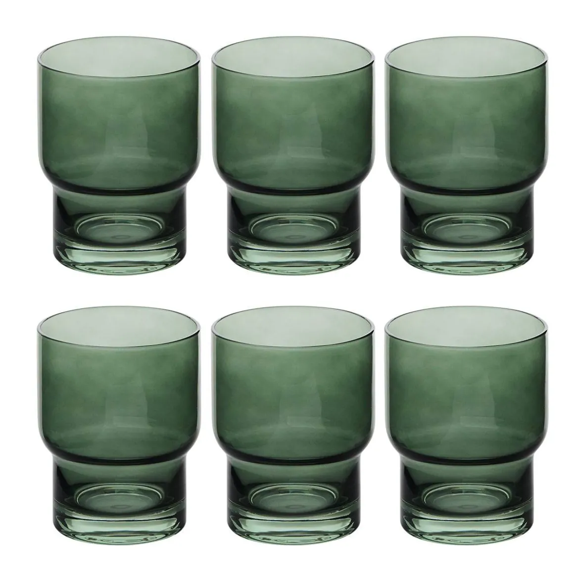Lot de 6 gobelets bas "Ella"